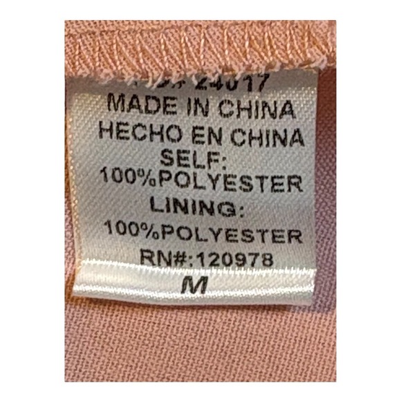 Entro Pink Ruffle Sleeve Tiered Mini Dress High Neck Party Women Size Medium NWT - Picture 10 of 14